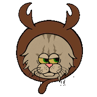 Cat 猫 Sticker by ibu