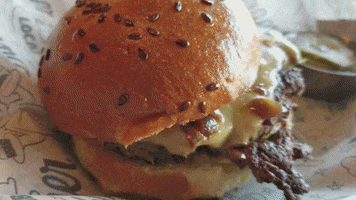 burger vegan GIF by Brimstone (The Grindhouse Radio, Hound Comics)