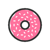 Food Pink Sticker by Dilo Estudio