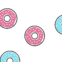 Pink Rain Sticker by Dilo Estudio