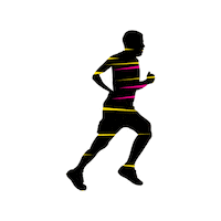 Run Running Sticker by LLHM Team