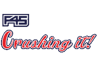 f45morganhill morgan hill f45 morgan hill f45morganhill f45 crushing it Sticker
