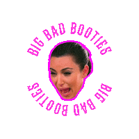 Kim Kardashian Sticker by Christy Senay