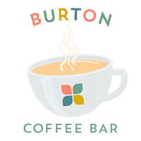 Coffee Cafe Sticker by The Alphabet Gift Shop