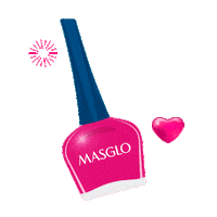 MasgloPeru pink amor color hands Sticker