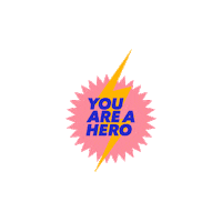Hero Sticker by Matsmartofficial