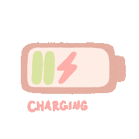 Pink Charging Sticker