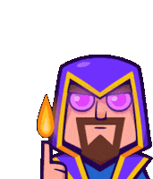 Clash Royale Wizard Sticker
