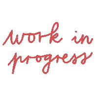 majatomljanovic work progress workinprogress majatomljanovic Sticker