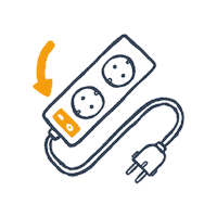 Strom Sticker by PLAN3T