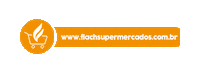 flachsupermercados online ecommerce compras promocao Sticker