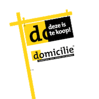 Makelaar House For Sale Sticker by Domicilie Makelaars