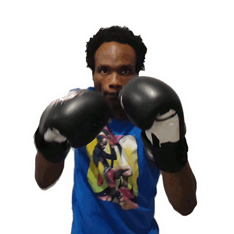 teamspartacore boxing champion fighter punching Sticker