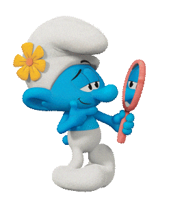 Vanity Smurf Sticker by Smurfs Movie
