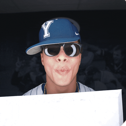 Sport Baseball GIF by BYU Cougars