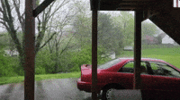 Heavy Rain Drenches Fayette County as Severe Storm Moves Through