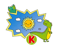 Dino Slonce Sticker by DDOB