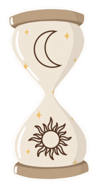 Moon Child Time Sticker