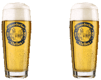 oberdorferhelles cheers bier bayern prost Sticker