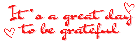 Grateful Sticker by Leticia Dominguez