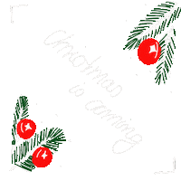 Christmas Coming Sticker by Mrsemilyshore