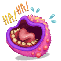 Ha Ha Laughing Sticker by My Singing Monsters