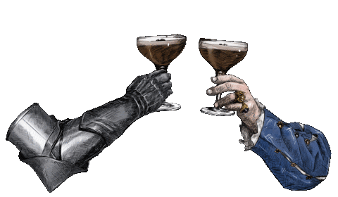 espresso martini drinking Sticker by The Royal Hotel