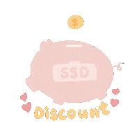 Pig Discount Sticker by shopsassydream