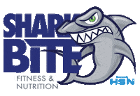 Shark Bite Sticker by Healthy Steps Nutrition