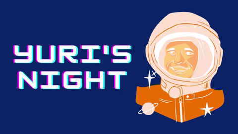 Yuri Gagarin Space GIF by Digital Pratik
