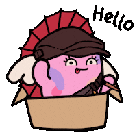 Azuki Hello Sticker by LAVIO