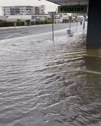 Roads Submerged in Ballina as Flash Flooding Hits Northern New South Wales