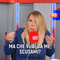 Leave Me Alone Radio GIF by RDS 100% Grandi Successi