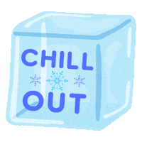 Chill Out Relax Sticker by Journify - Your Journey To Chill