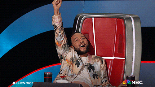 John Legend Success GIF by The Voice