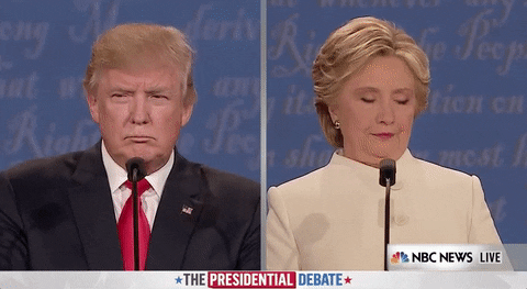presidential debate nod GIF by Election 2016