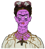 Yollocalli rainbow weird zombie gross Sticker