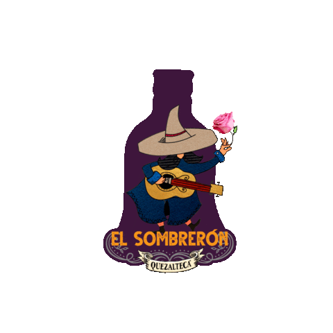 Elsombrerón Sticker by Quezalteca Oficial