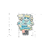 Feel Better Get Well Soon Sticker by Digi 995
