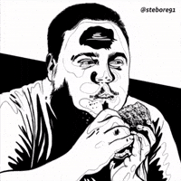 Comedy Eating GIF