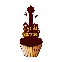 happy chocolate Sticker by MutlulukDeninceAkla