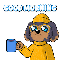 Sleepy Good Morning Sticker by BoDoggos