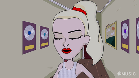 Surprised Gwen Stefani GIF by Apple Music