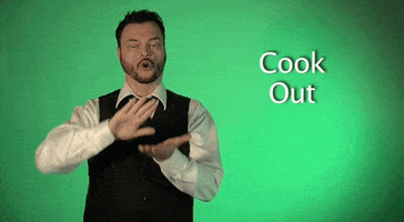cook out asl GIF by Sign with Robert