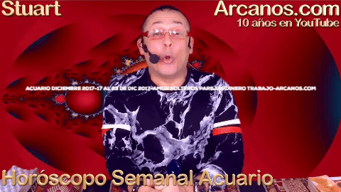 horoscopo semanal acuario diciembre 2017 amor GIF by Horoscopo de Los Arcanos