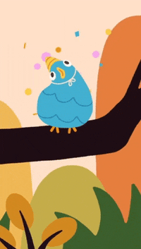 Joyceka animation bird short animation GIF