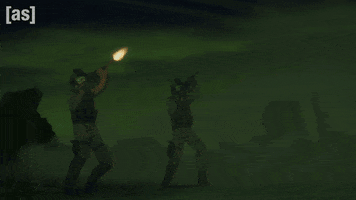 Fight Robot GIF by Adult Swim