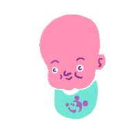 Vomit Babyface Sticker by JIP!