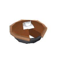 Pumpkin Pie 3D Sticker by Blue Wizard