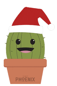 Santa Hat Christmas Sticker by Visit Phoenix